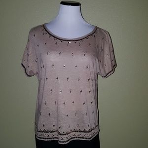 White House Black Market short sleeve top xs